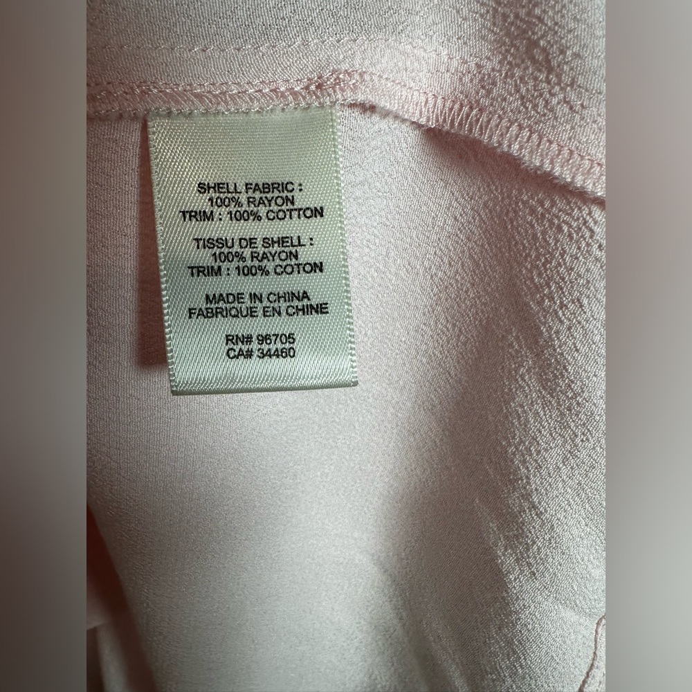 Rebecca Taylor Light Pink Blouse - Picture 5 of 6